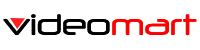Logo Videomart Fundo transparente branco