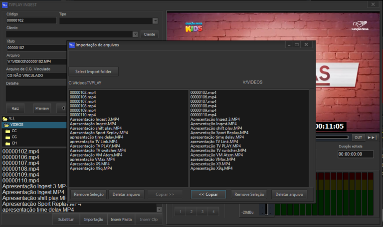 Modulo de importação do ingest